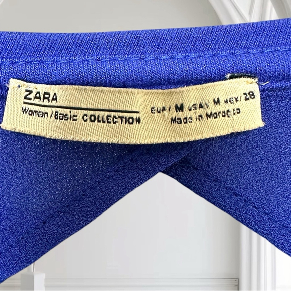 459 - ZARA CROP TOP - ROYAL BLUE - Picture 14 of 15